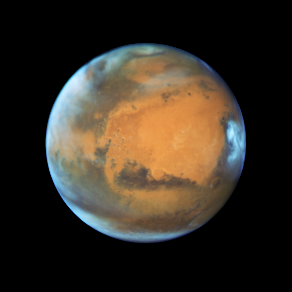 ハッブルで撮影された火星