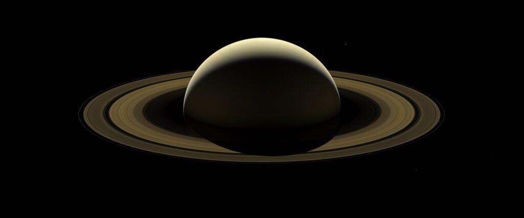 土星の写真