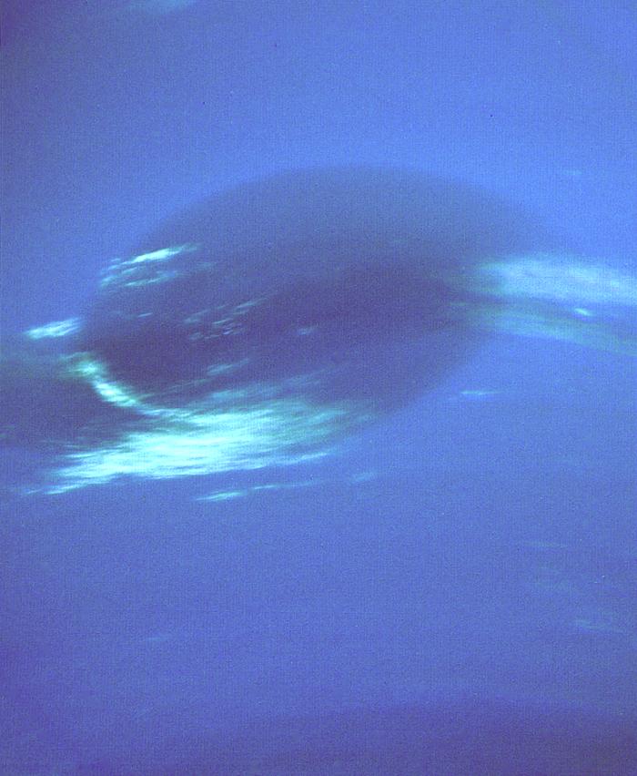 ボイジャー2号がとらえた海王星の大暗斑