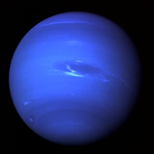 1989年にボイジャー2号がとらえた海王星